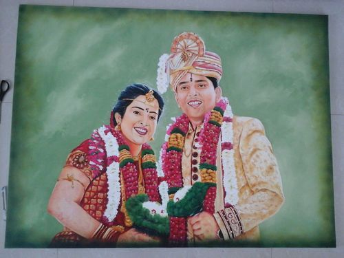 500x375 Marriage Gift For Couple - Marriage Painting