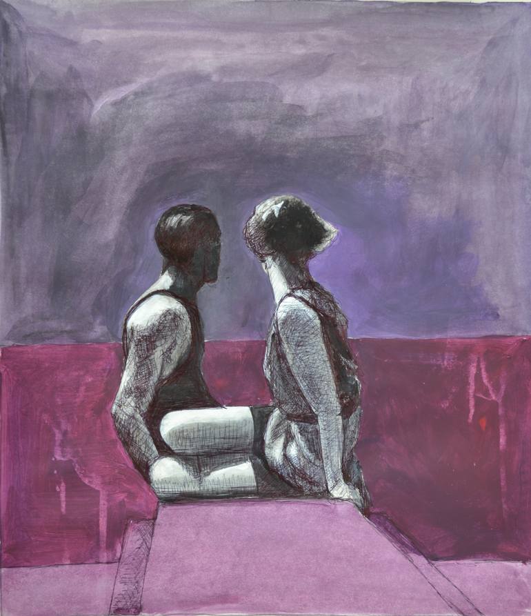 770x893 Saatchi Art Marriage Painting By Diane Montana Jansson - Marriage Painting