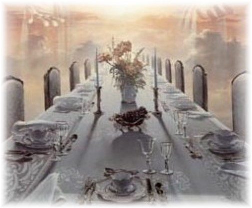 504x417 The Lord's Daily Encouragement - Marriage Supper Of The Lamb Painting