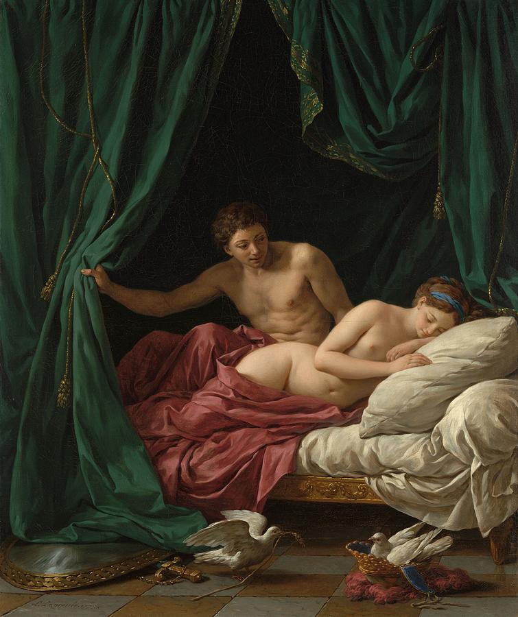 755x900 Mars And Venus An Allegory Of Peace Painting By Louis Jean - Mars And Venus Allegory Of Peace Painting