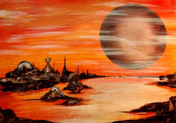 574x400 Mars Painting - Mars Painting