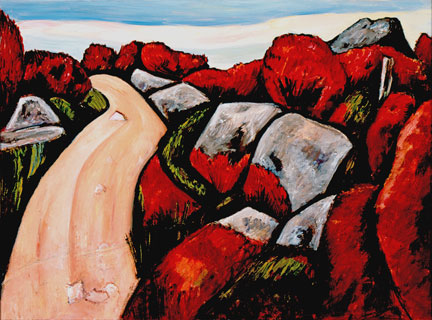 432x320 Solitude And Eeriness - Marsden Hartley Painting