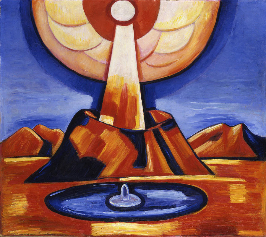 900x802 Yliaster Paracelsus Painting By Marsden Hartley - Marsden Hartley Painting