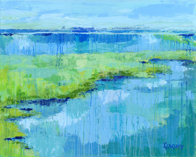 800x640 Southern Salt Marsh Paintings By Katherine Carney - Marsh Painting