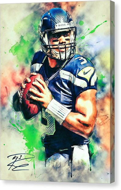 396x622 Marshawn Lynch Canvas Prints Fine Art America - Marshawn Lynch Painting