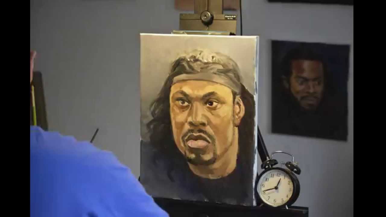 1280x720 Marshawn Lynch Speed Painting - Marshawn Lynch Painting