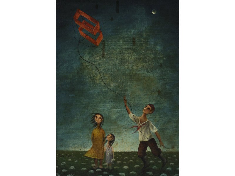 800x600 Marta Becket (American, 1924 ). Oil Painting - Marta Becket Painting