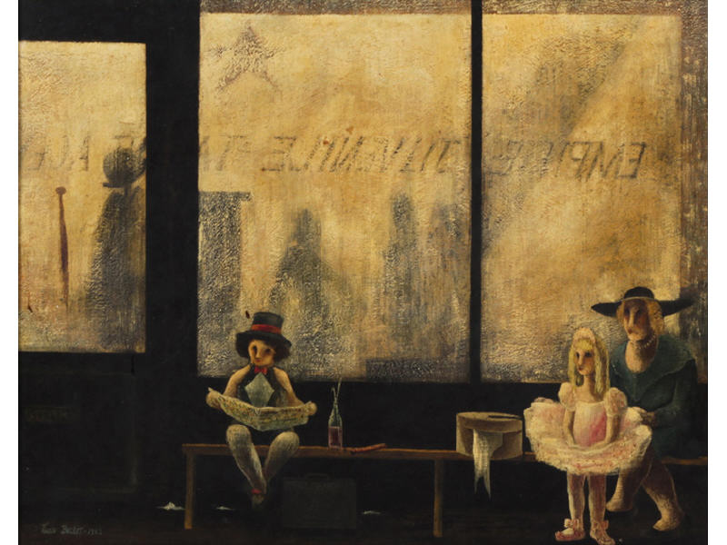 800x600 Marta Becket (American 1924 Present) Oil Painting - Marta Becket Painting