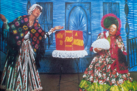 555x370 Marta Becket's Amargosa Opera House The Mojave Project - Marta Becket Painting