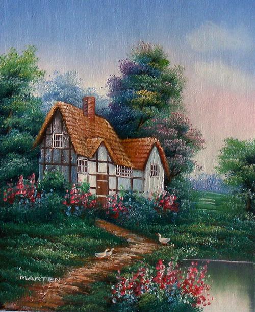 500x611 Paintings - Marten Painting