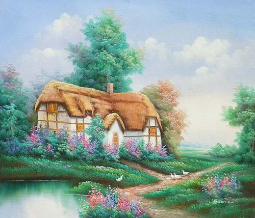 500x428 Paintings - Marten Painting