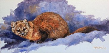 366x180 Pine Marten - Marten Painting
