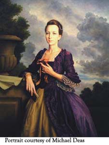 226x300 Martha Custis Washington - Martha Washington Painting