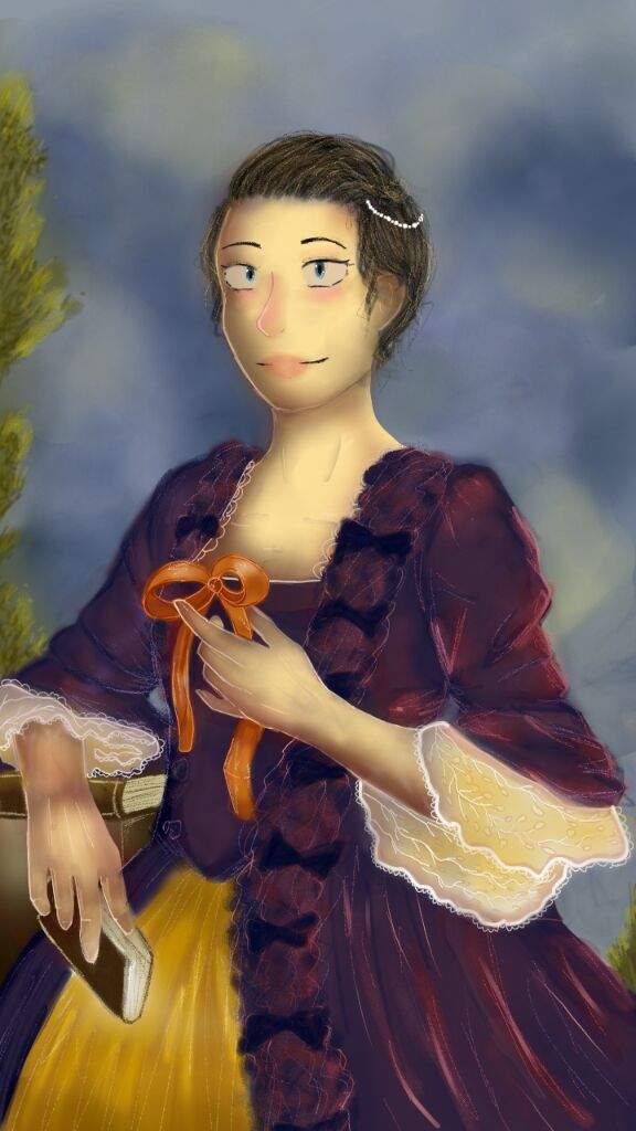 576x1024 Martha Washington Hamilton Amino - Martha Washington Painting