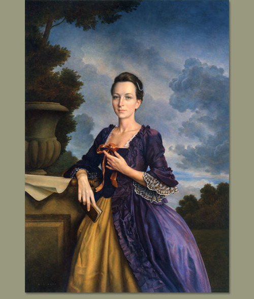 500x588 Fresh Look - Martha Washington Painting