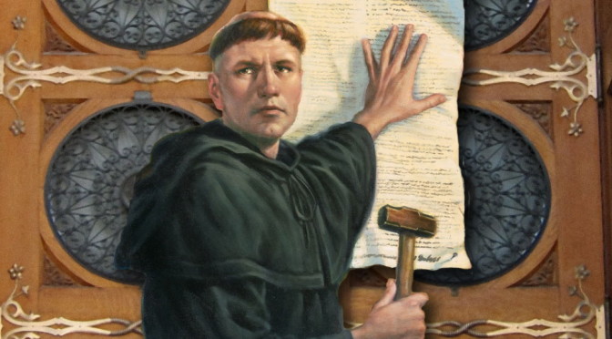 Martin Luther 95 Theses Painting At PaintingValley.com | Explore ...