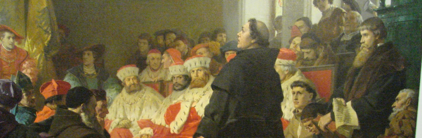 1389x454 The Reformation - Martin Luther 95 Theses Painting
