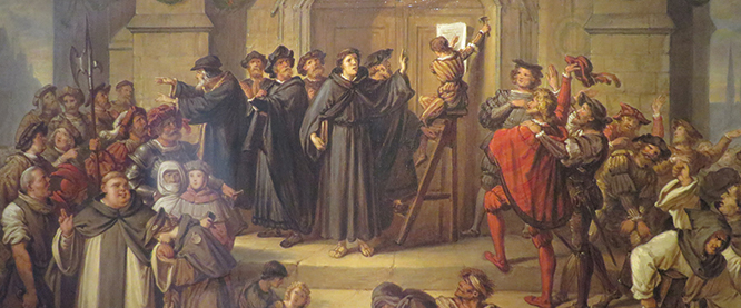 Martin Luther 95 Theses Painting at PaintingValley.com | Explore ...