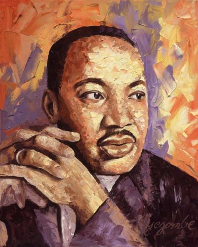400x500 Martin Luther King Jr Paintings - Martin Luther King Jr Painting