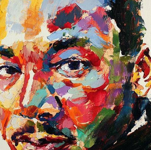 480x479 For The Love Of Art And Humanity All Things Taj - Martin Luther King Jr Painting
