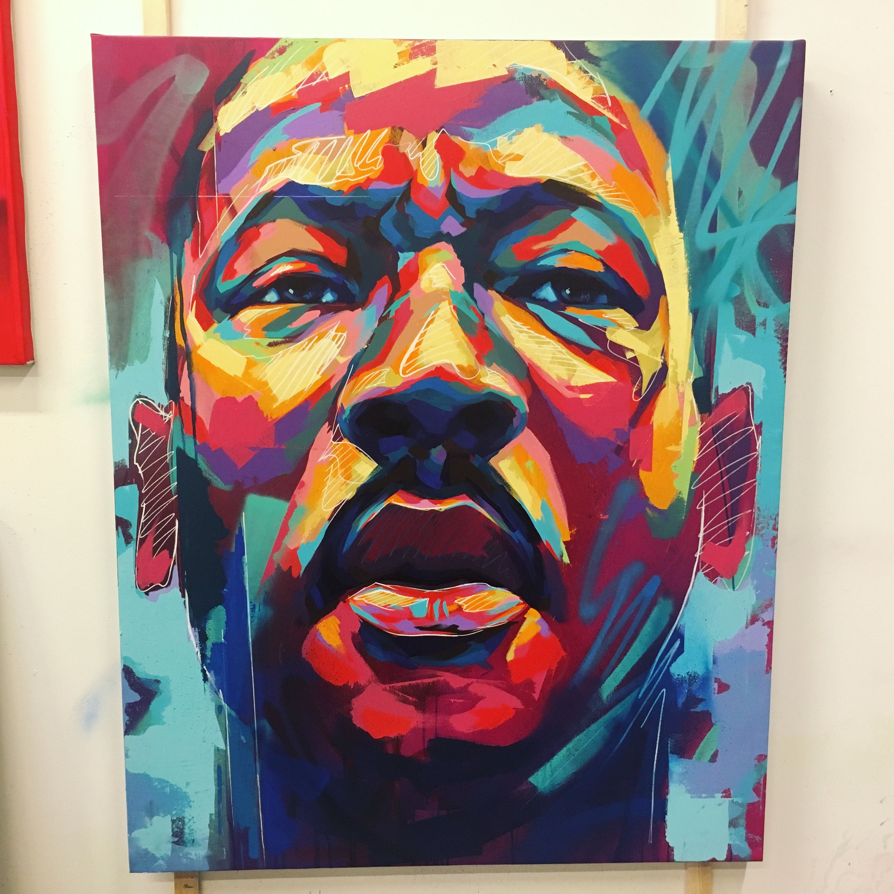 3022x3022 Martin Luther King Jr Mlk - Martin Luther King Painting