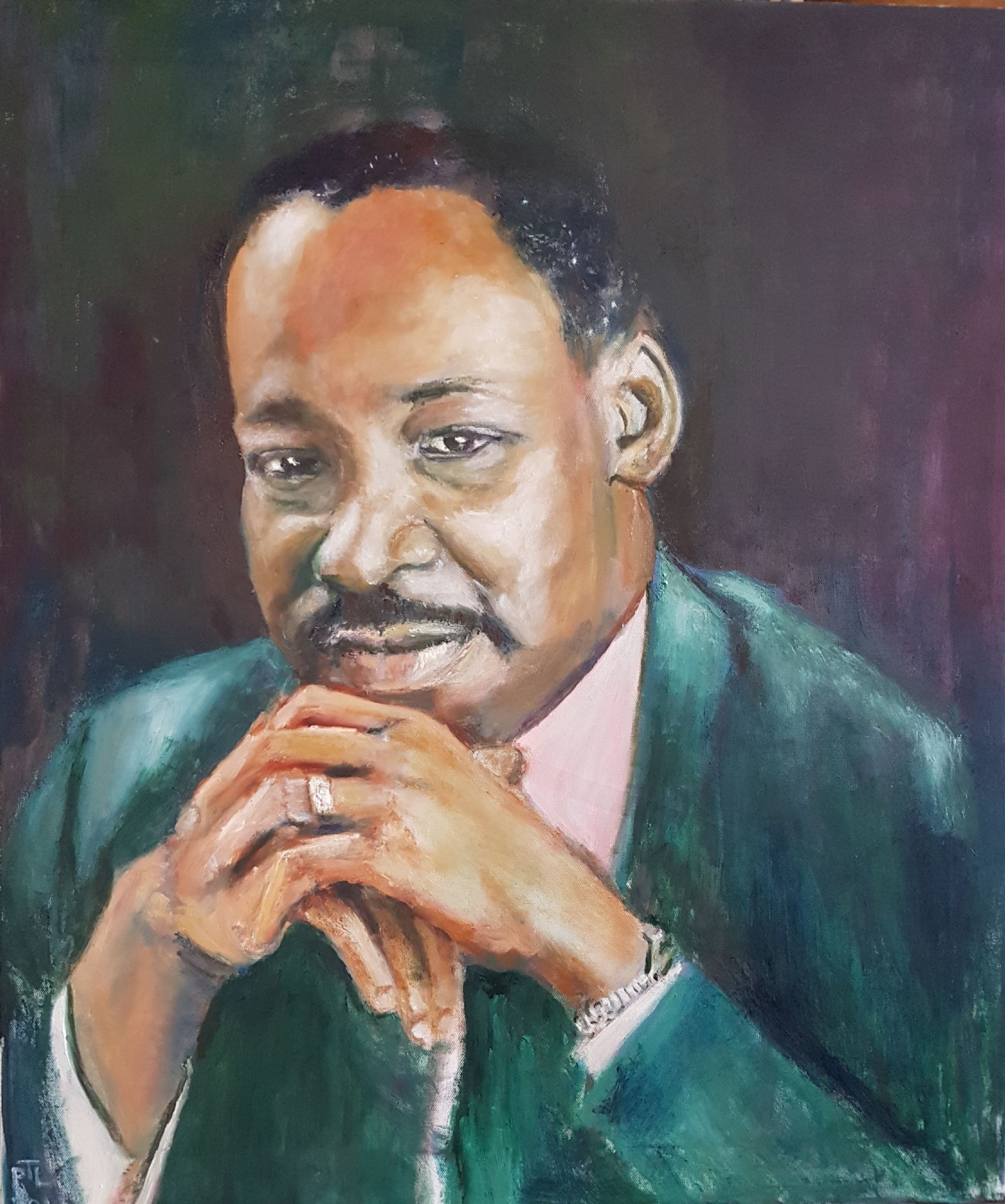 1709x2048 Martin Luther King Jr - Martin Luther King Painting