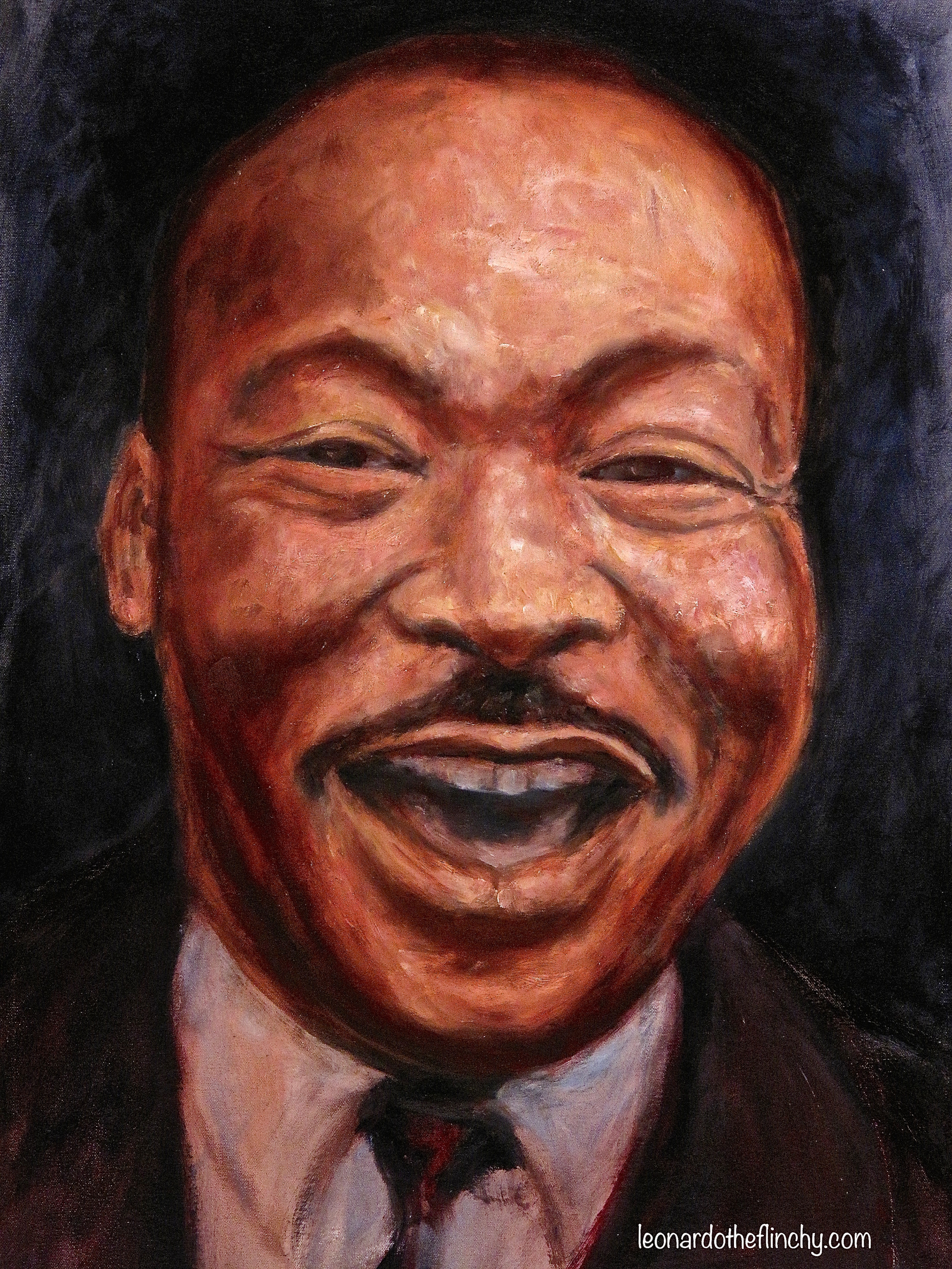 3312x4416 Martin Luther King Oil Painting Leonardo The Flinchy - Martin Luther King Painting