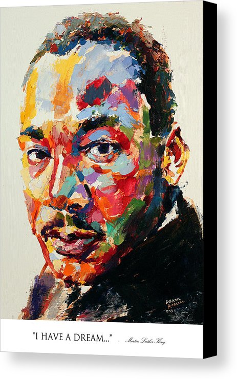 463x740 I Have A Dream Martin Luther King Jr Canvas Print Canvas Art By - Martin Luther King Painting