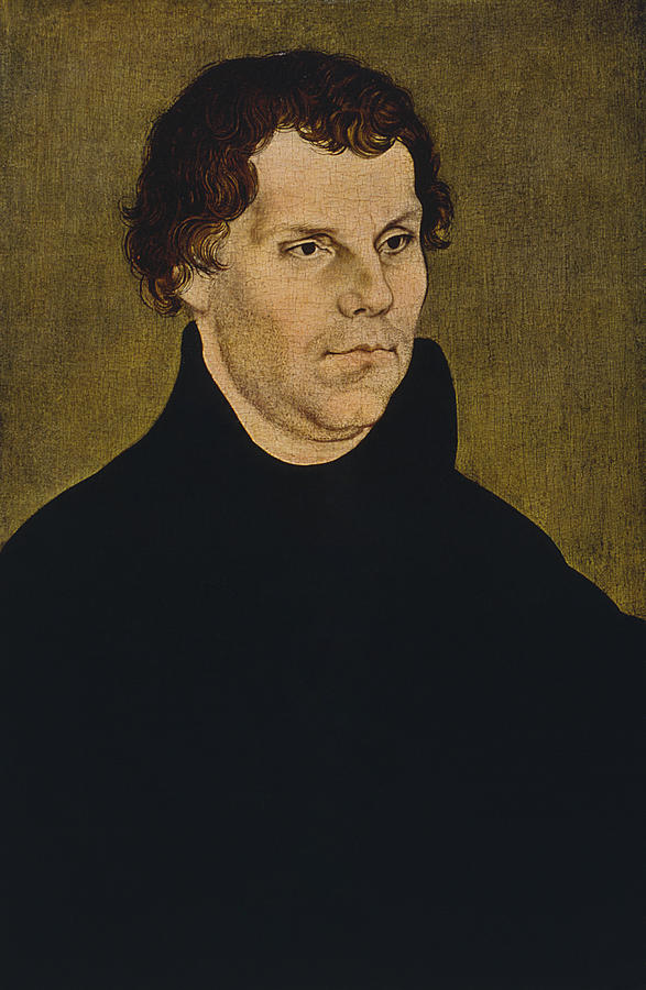 587x900 Martin Luther Painting Painting By War Is Hell Store - Martin Luther Painting