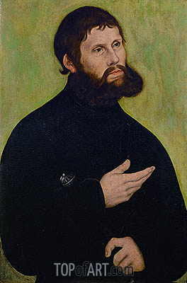 264x400 Martin Luther As Junker Joerg Lucas Cranach Painting - Martin Luther Painting