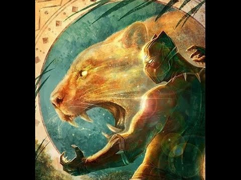 480x360 Marvel Black Panther Movie Cast Video - Marvel Black Panther Painting