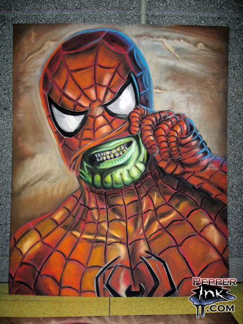 500x667 Marvel Comic Paintings - Marvel Comics Painting