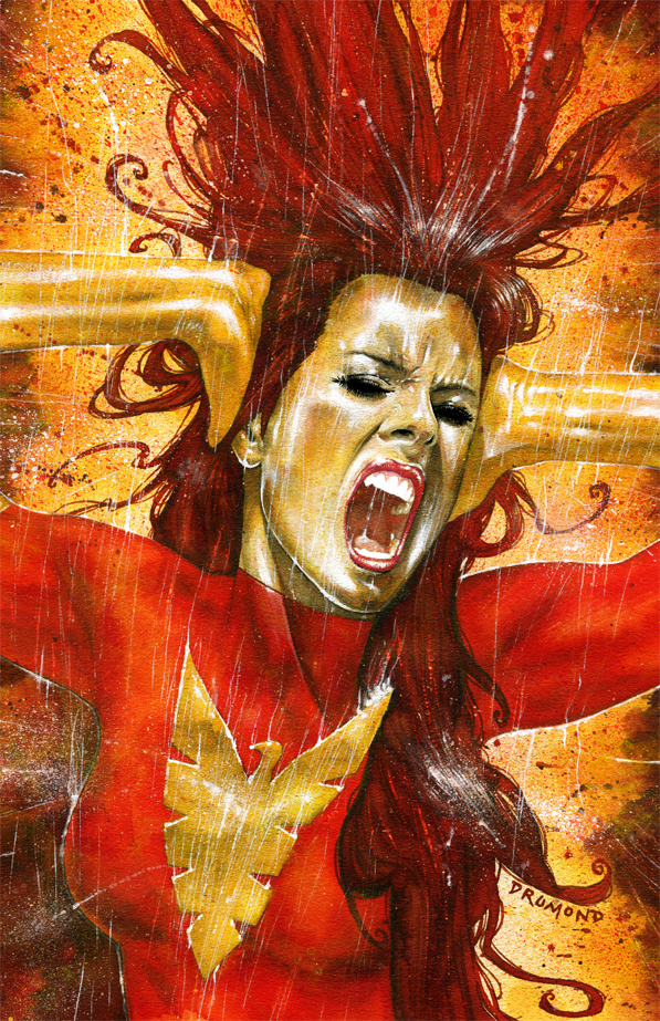 597x923 Marvel Comics Paintings On Behance - Marvel Comics Painting