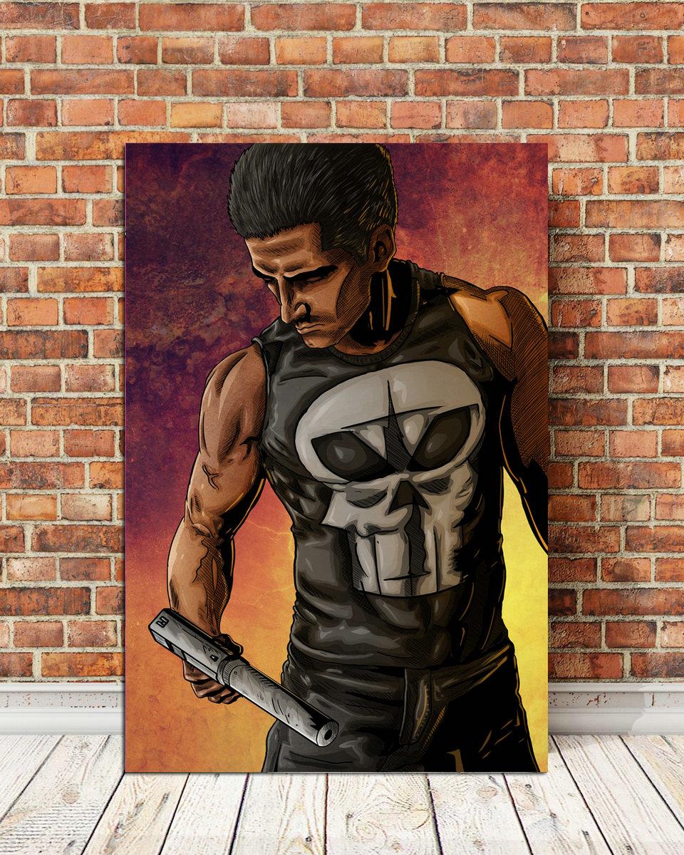 960x1200 2018 Hd Printed Marvel Amp Dc Comics Art Oil Painting Home - Marvel Oil Painting