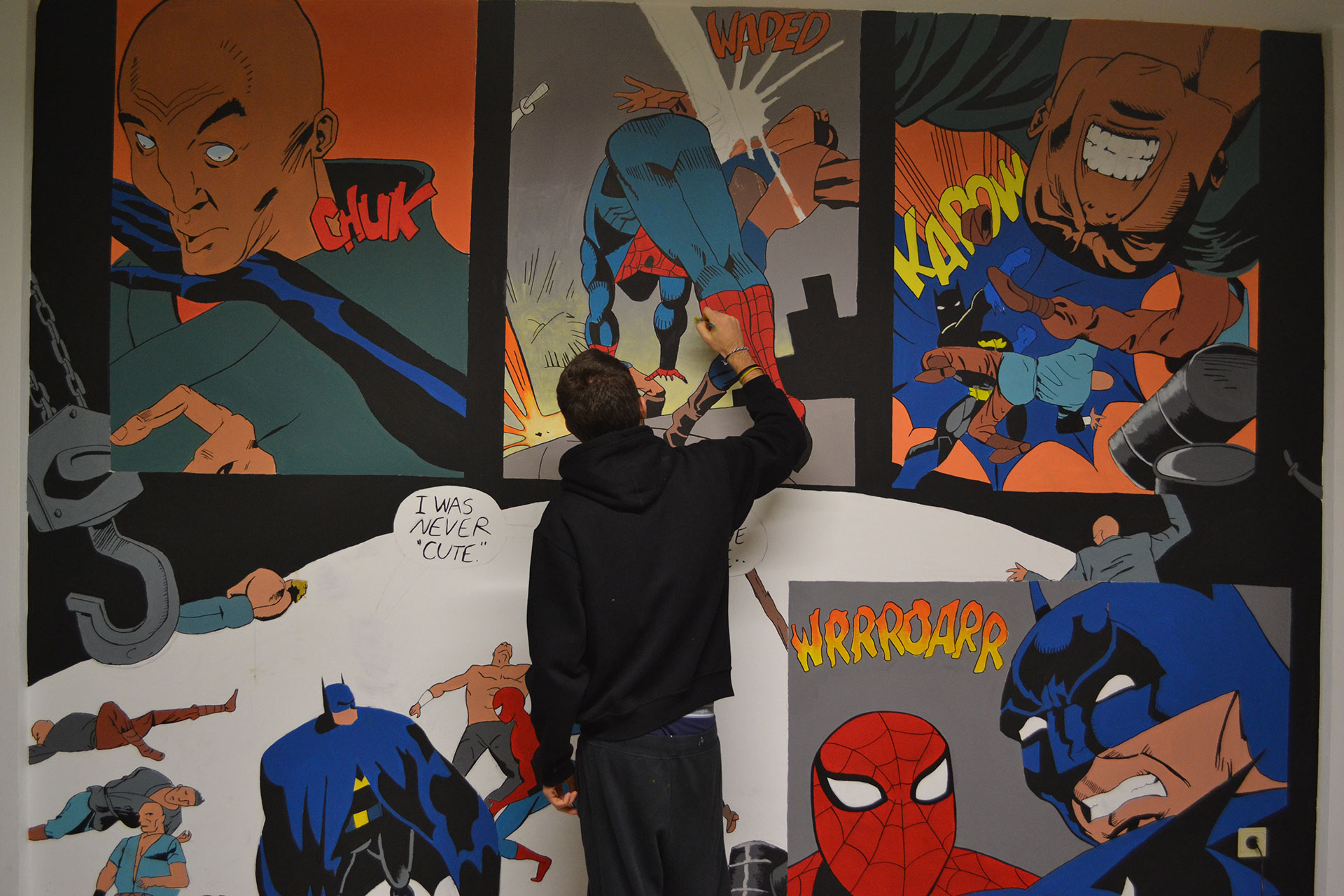 1920x1280 Marvel Heroes Painting - Marvel Painting