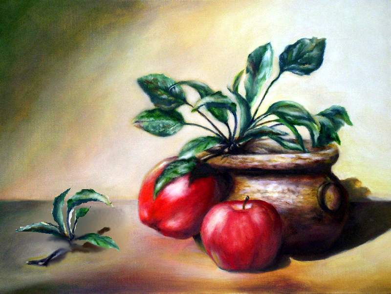 800x603 Apple Pot - Marvelous Painting