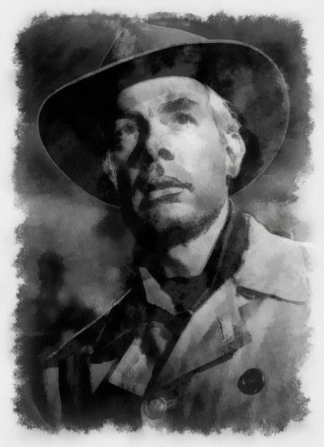 652x900 Lee Marvin Actor Painting By Esoterica Art Agency - Marvin Painting