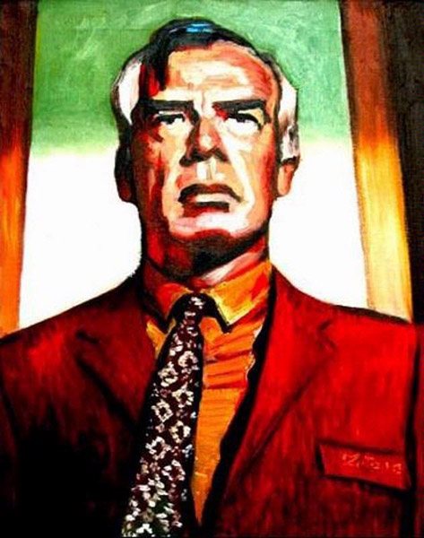 473x600 Painting A Lee Marvin Portrait For Jim Jarmusch - Marvin Painting