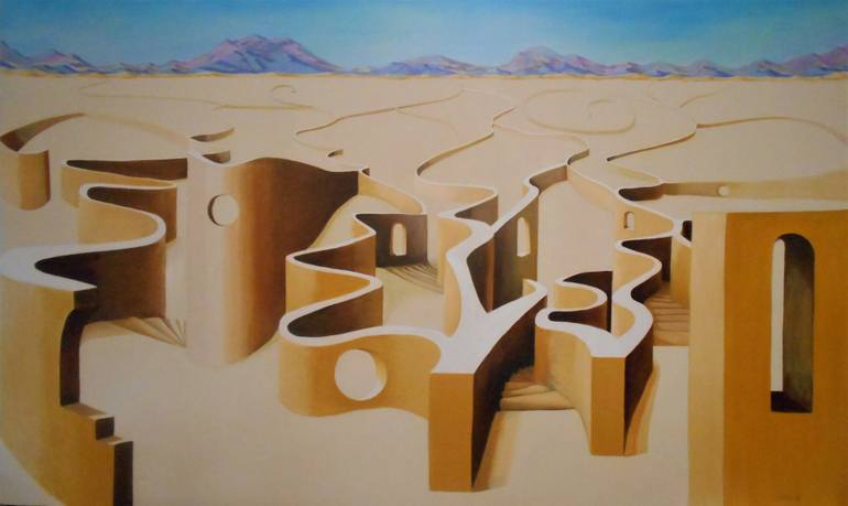 770x459 Saatchi Art Where Are We Going Painting By Janette Marvin - Marvin Painting