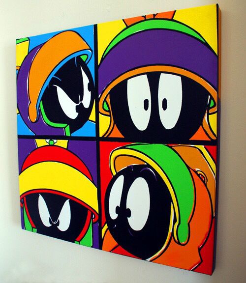 500x576 26 Best Marvin Images On Marvin The Martian, Looney - Marvin The Martian Painting