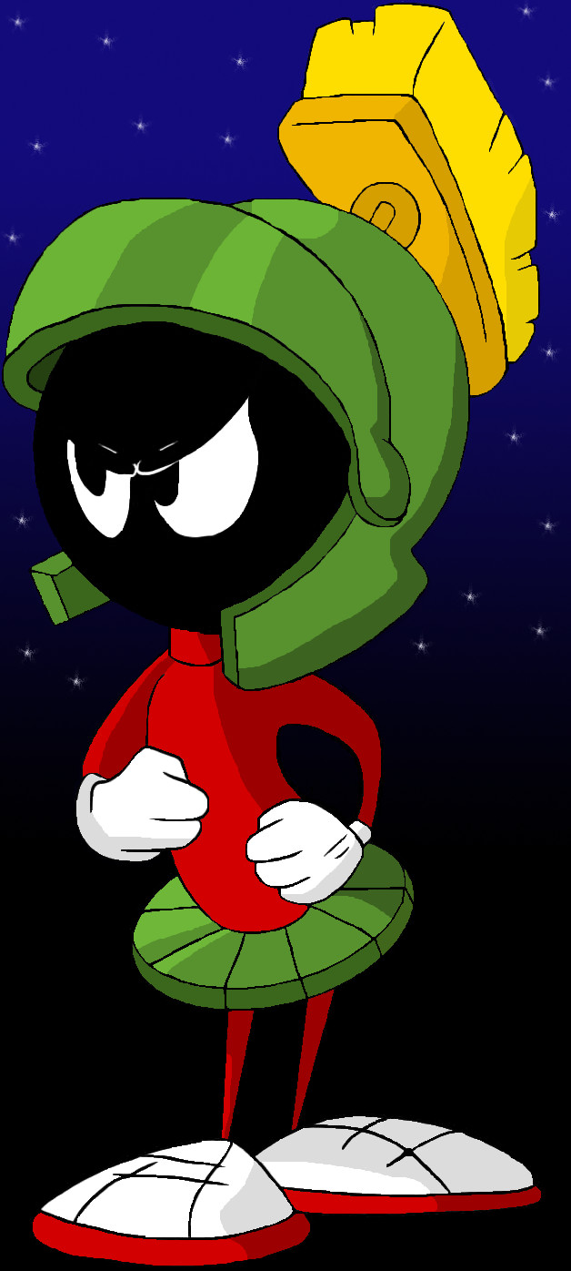628x1396 Marvin The Martian By K3ri1 - Marvin The Martian Painting