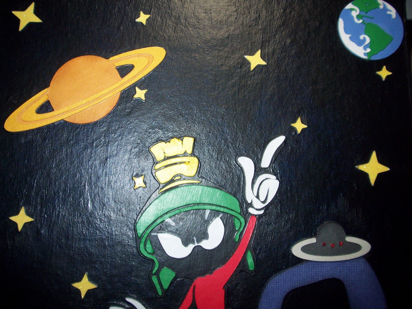 1600x1202 Fairy Tales On Paper Marvin The Martian - Marvin The Martian Painting