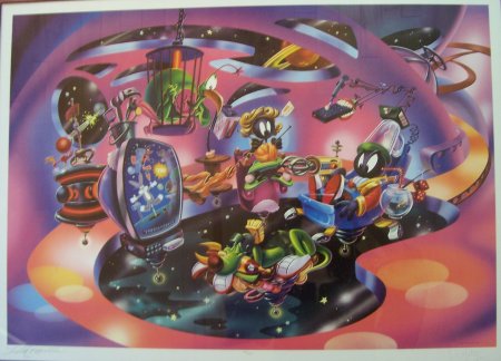450x324 Marvin's Pad Marvin The Martian - Marvin The Martian Painting