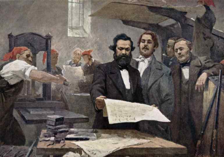 770x540 Karl Marx A Life In Service Of The Working Class - Marx Painting