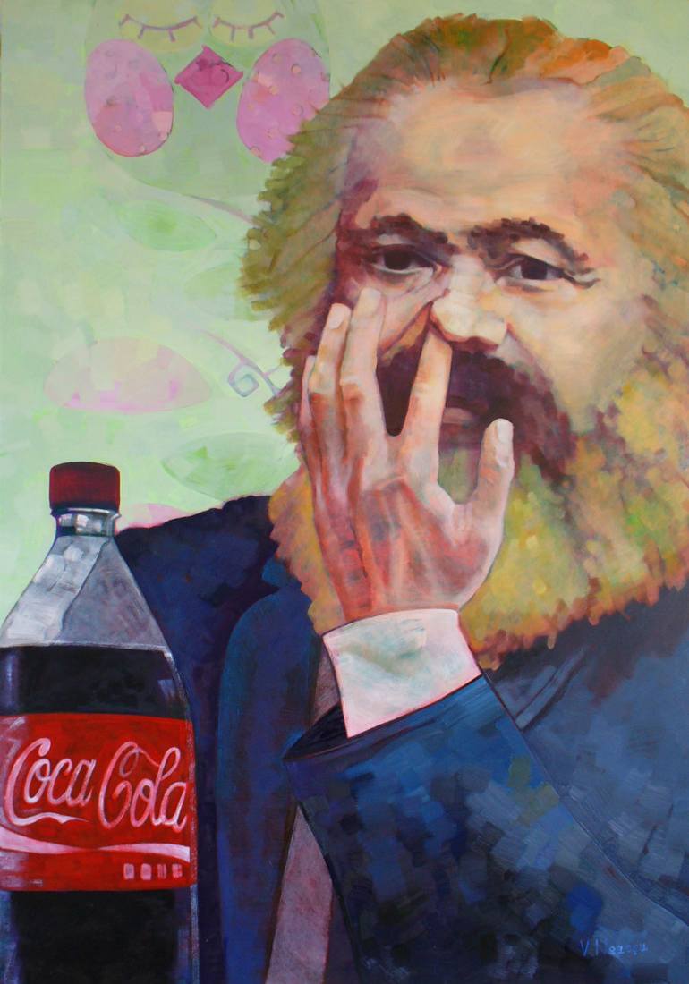 770x1100 Saatchi Art Trade Marx Painting By Valentin Neacsu - Marx Painting
