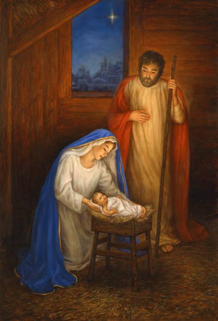 441x650 Stunning Jesus Mary Joseph Artwork For Sale On Fine Art Prints - Mary And Joseph Painting