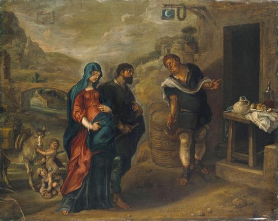 565x449 Filemary And Joseph Seeking Refuge In Bethlehem - Mary And Joseph Painting