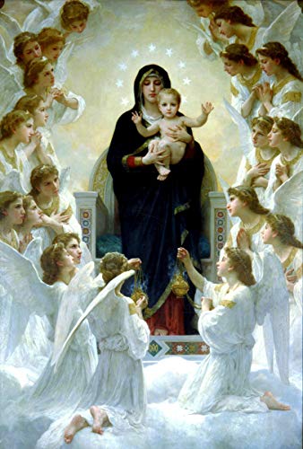 338x500 Virgin Mary And Child Jesus Poster A3 Print Madonna - Mary Jesus Painting