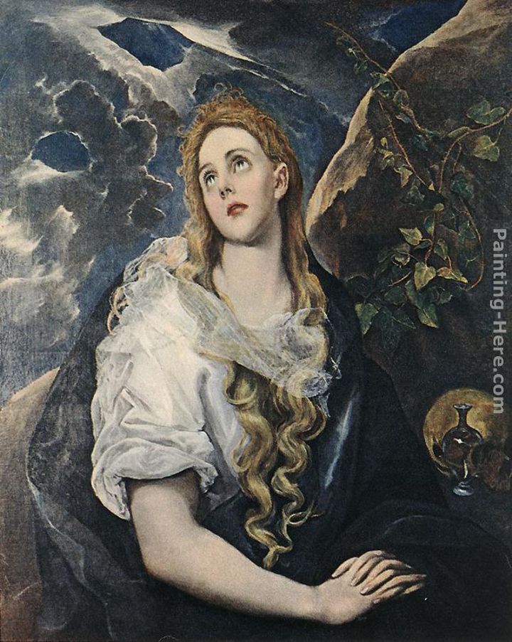 720x903 El Greco St Mary Magdalene Painting Anysize 50% Off - Mary Magdalene Painting