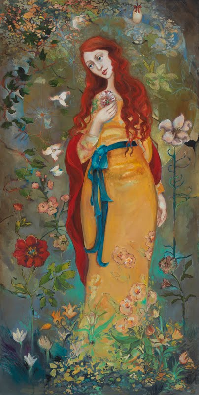 404x800 Cassandra Barney Mary Magdalene - Mary Magdalene Painting Modern